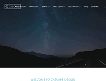 Tablet Screenshot of cascadedesign.co.uk